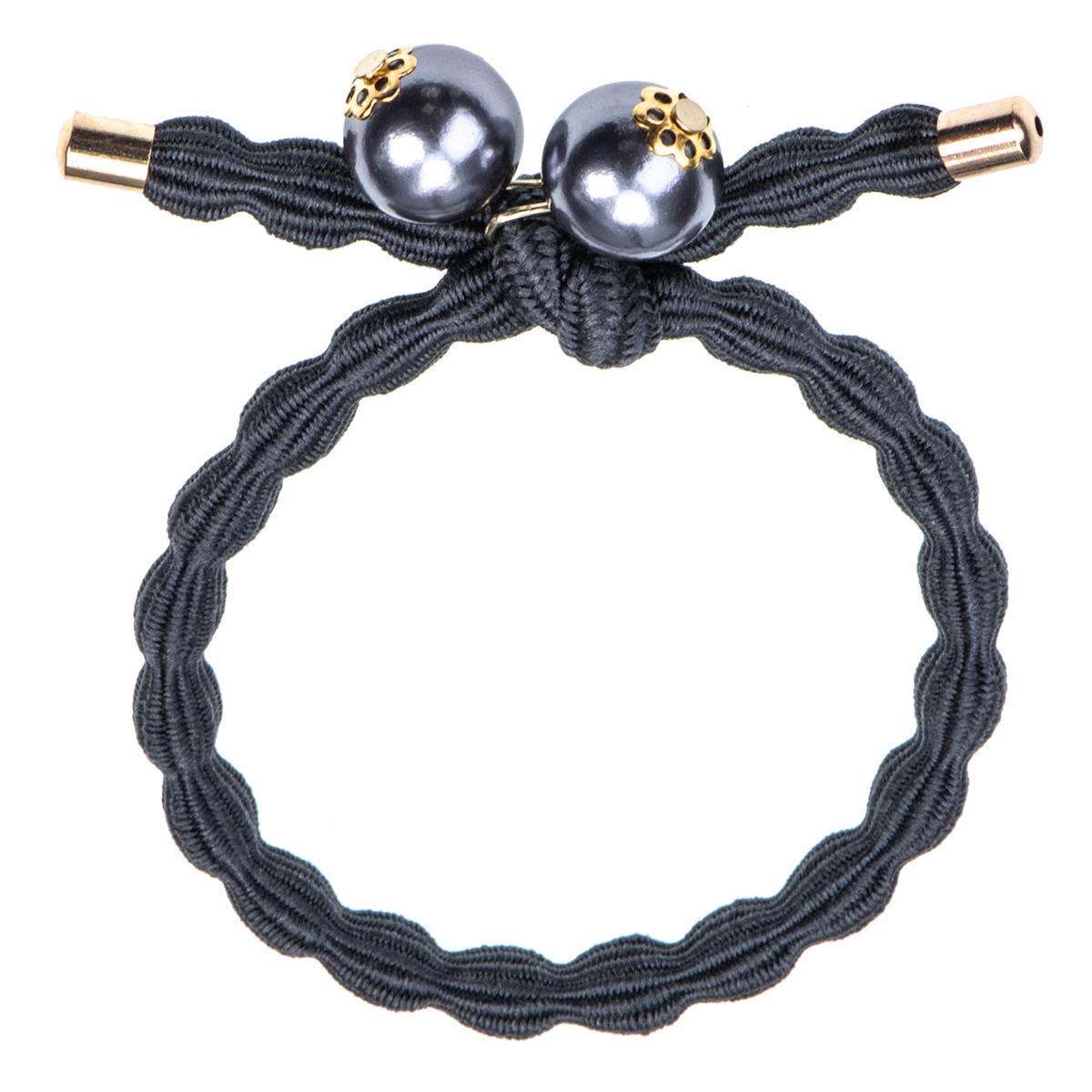 Image of Kknekki Greyblue w-pearls  from Kknekki original hair ties