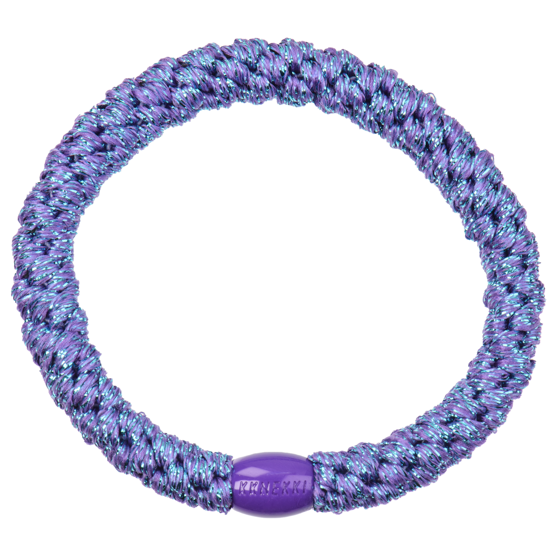 Image of Kknekki Purple Blue glitter  from Kknekki original hair ties