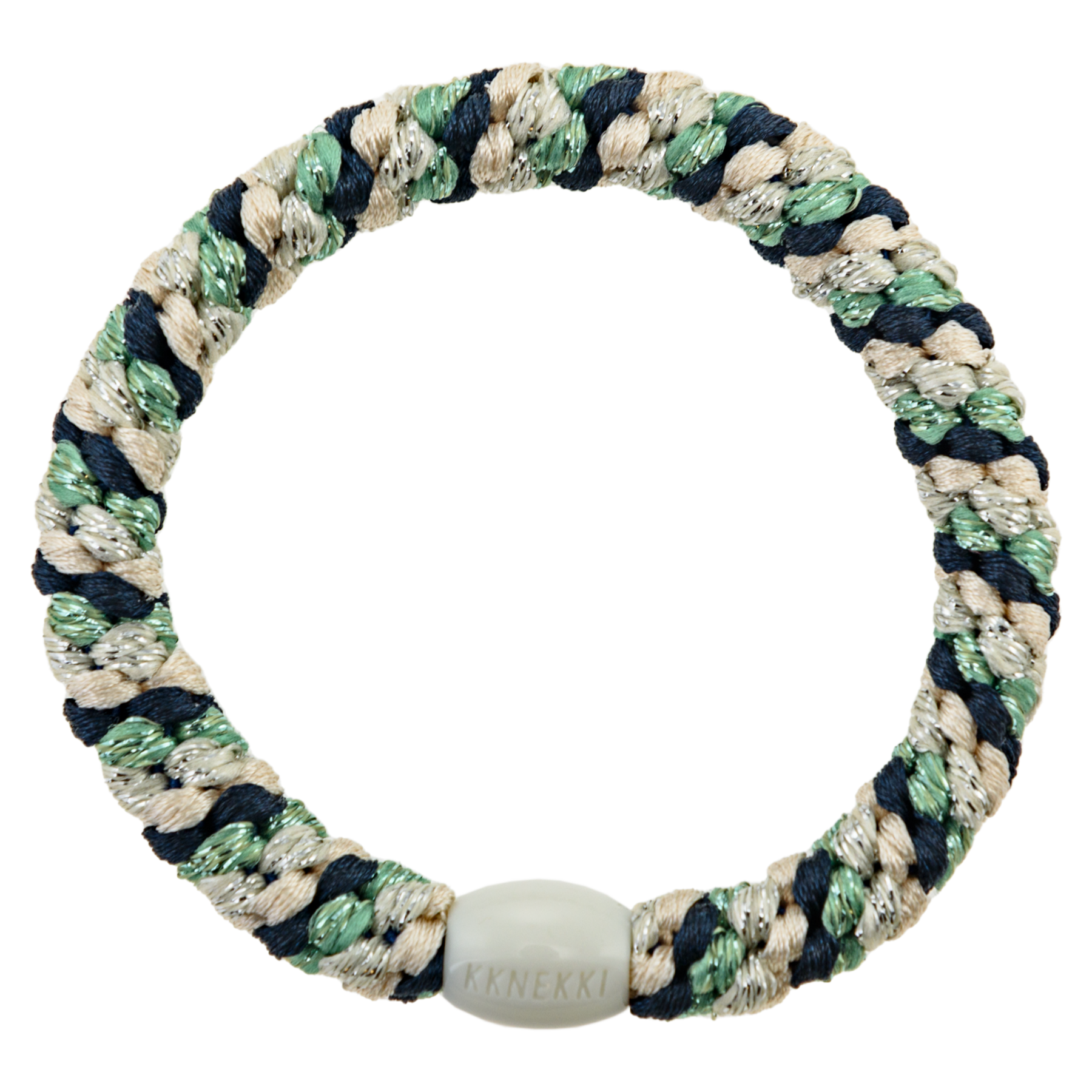 Image of Kknekki Mix pistacio navy  from Kknekki original hair ties