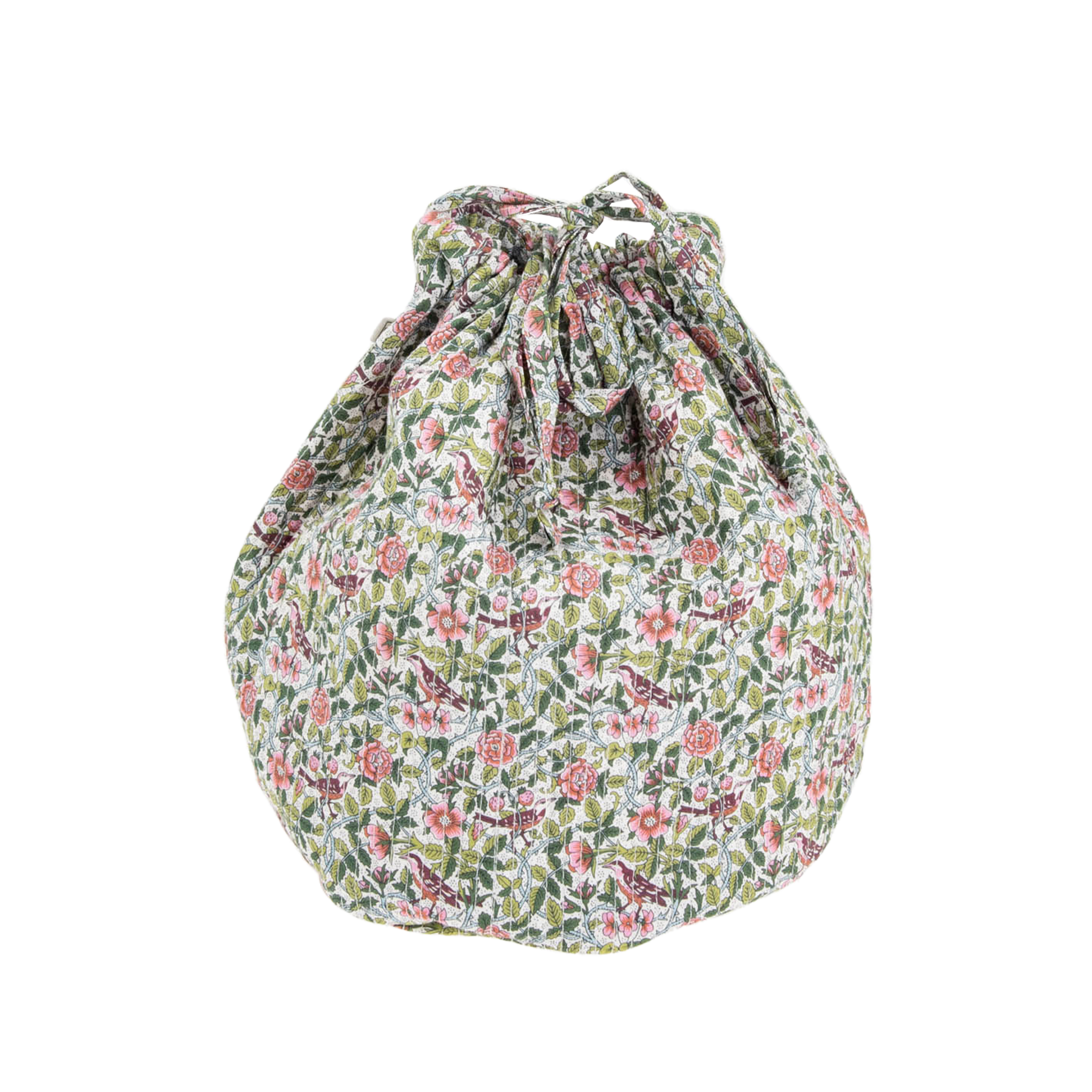 Image of Pouch round mw Liberty Strawberry Tree Green from Bon Dep Essentials