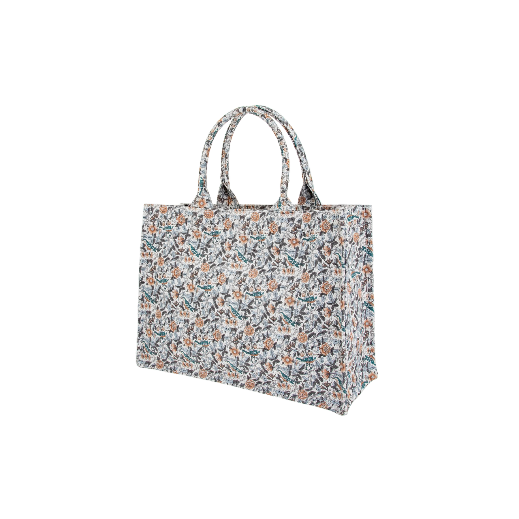 Image of Tote bag mini mw Liberty Strawberry Tree Blue from Bon Dep Essentials