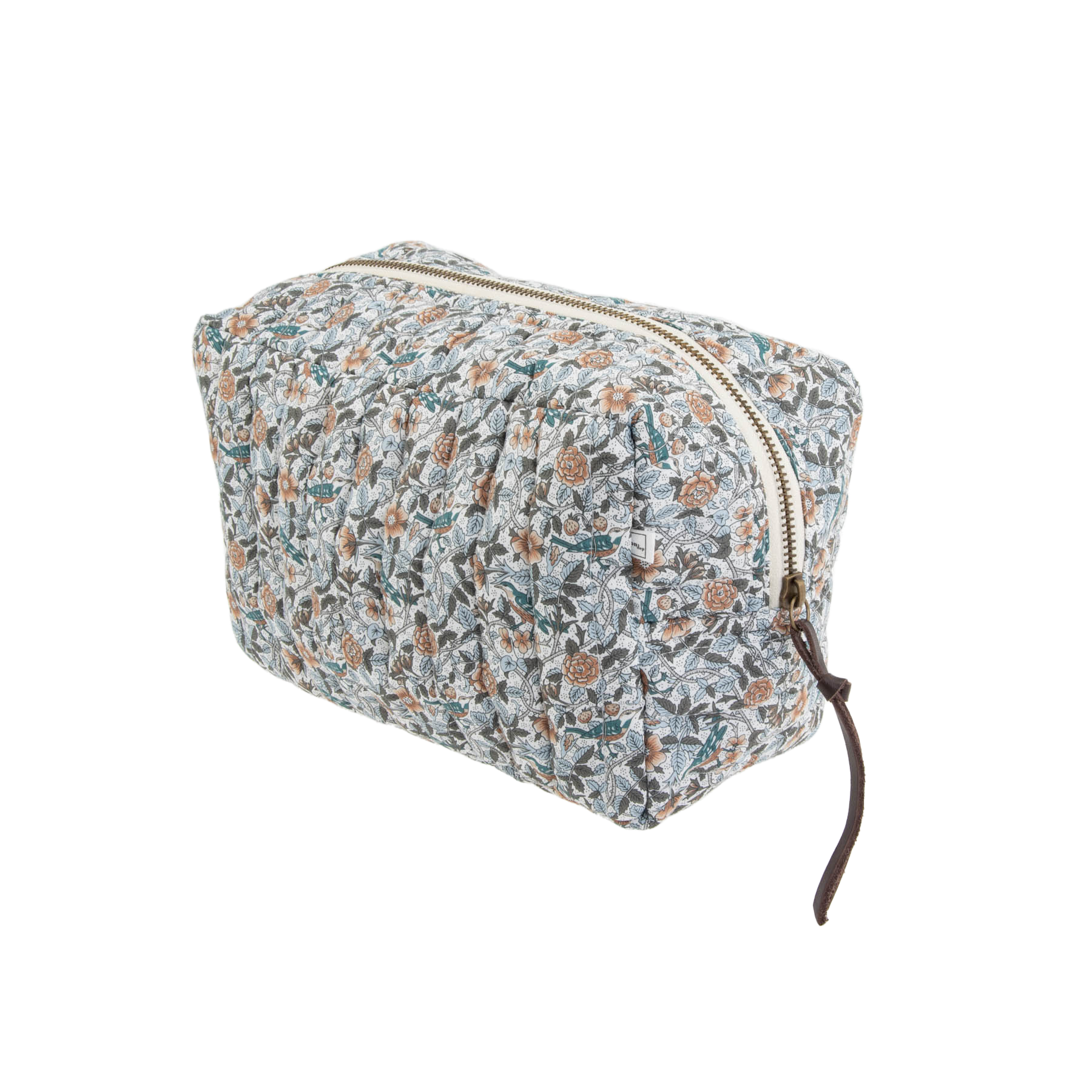 Image of Pouch square mw Liberty Strawberry Tree Blue from Bon Dep Essentials