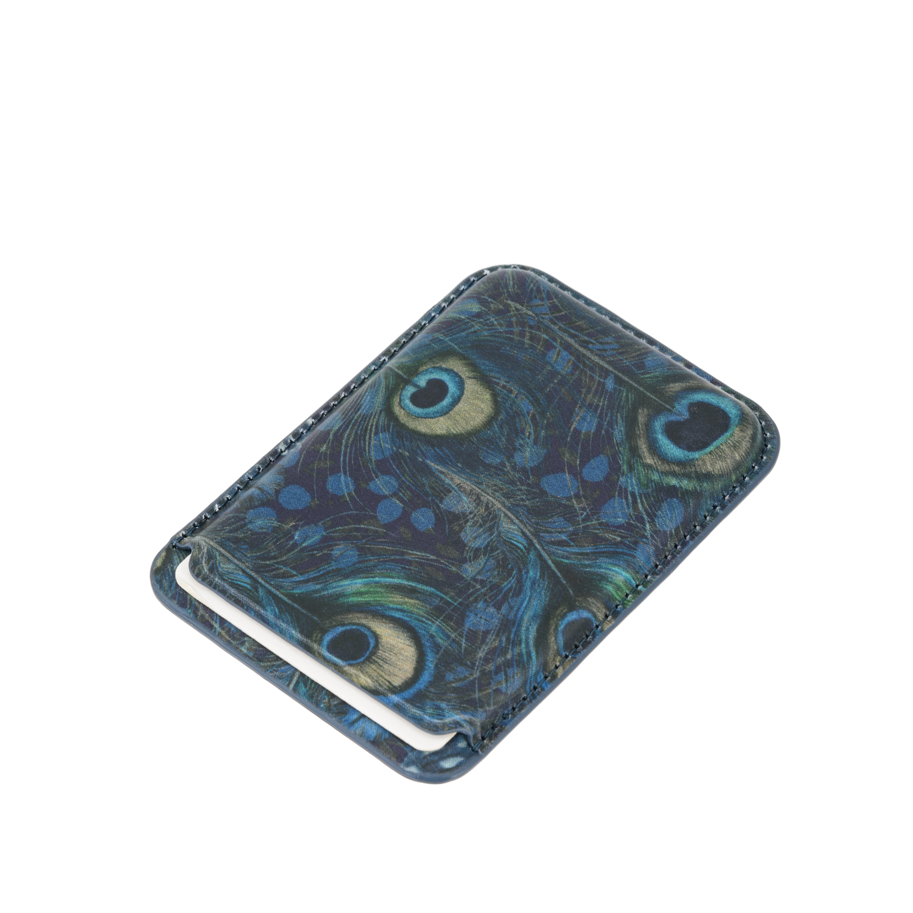 Image of Magnetic cardholder mw Liberty Peacock from Bon Dep Essentials