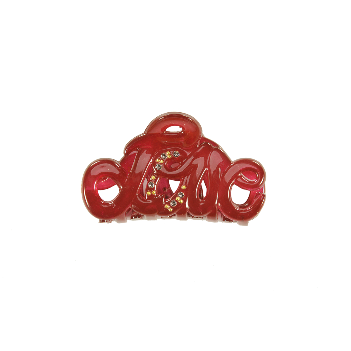Image of Love claw 5cm Raspberry Swarovski from Bon Dep Icons