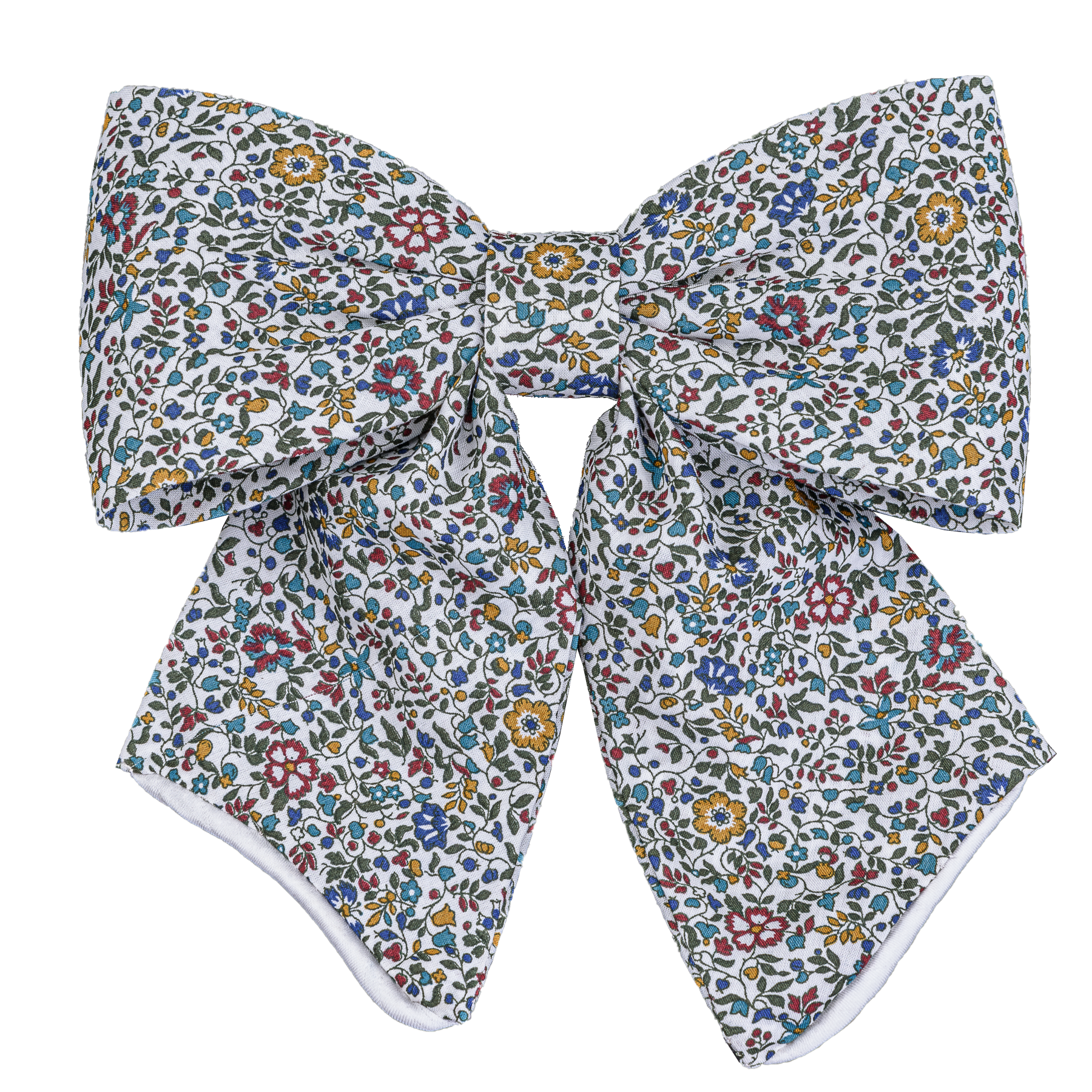 Image of Luxury bow mw Liberty Katie & Millie Petrol from Bon Dep Icons