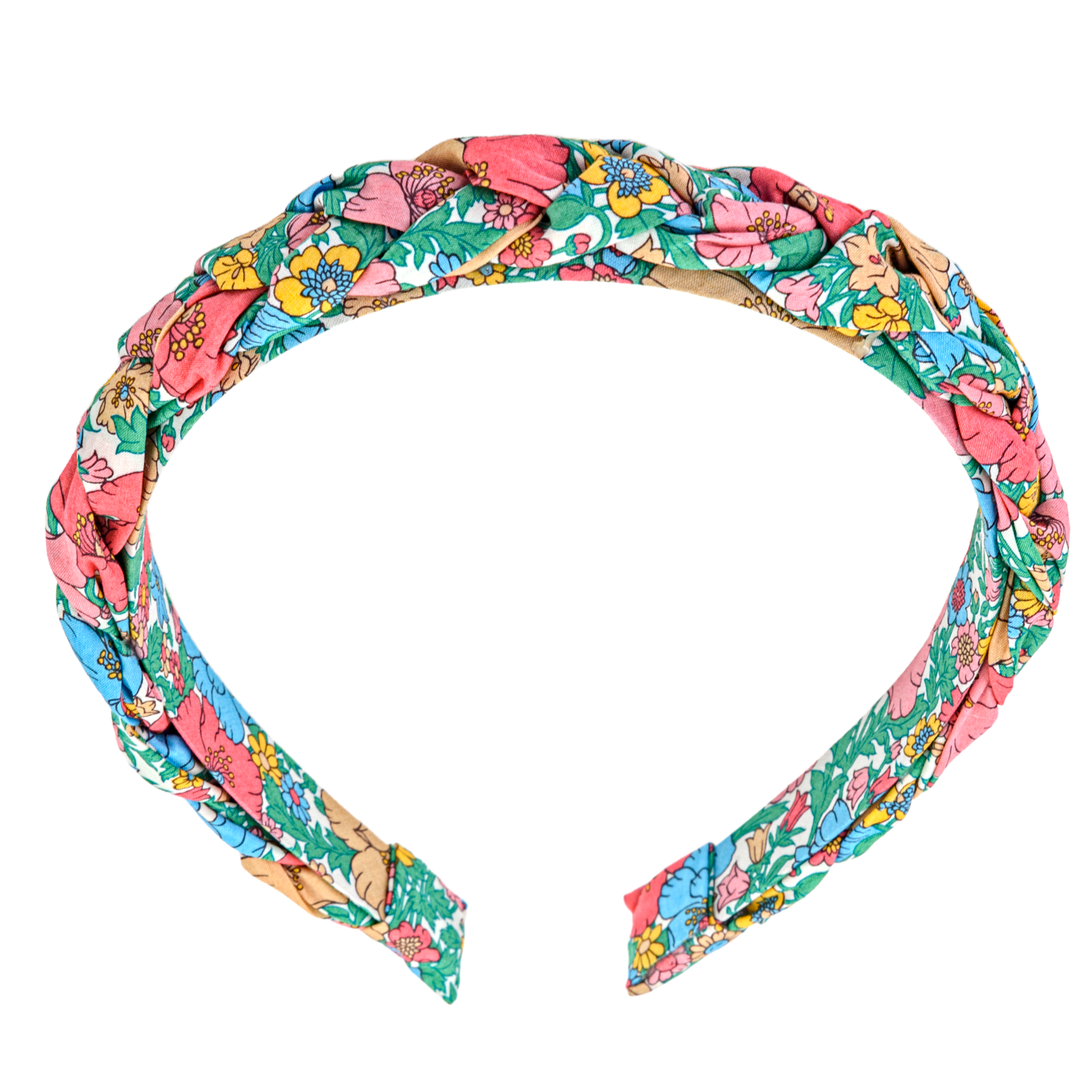 Image of Hairband braided mw Liberty Meadow Song Peach  from Bon Dep Icons