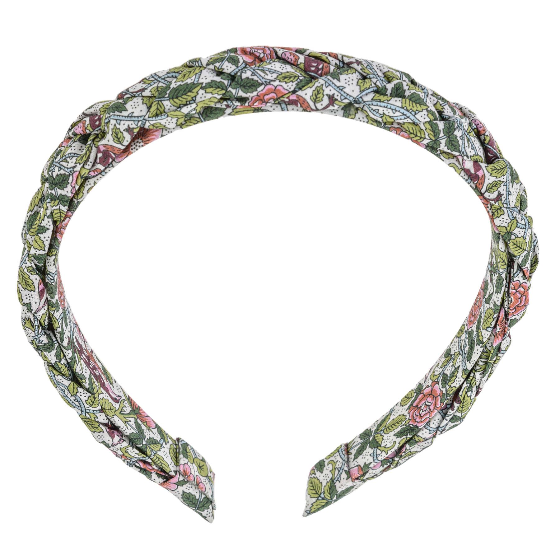 Image of Hairband braided mw Liberty Strawberry tree green from Bon Dep Icons