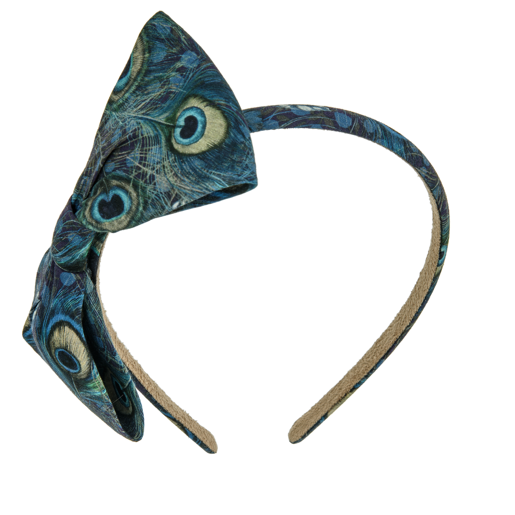 Image of Hairband with bow mw Liberty Peacock from Bon Dep Icons