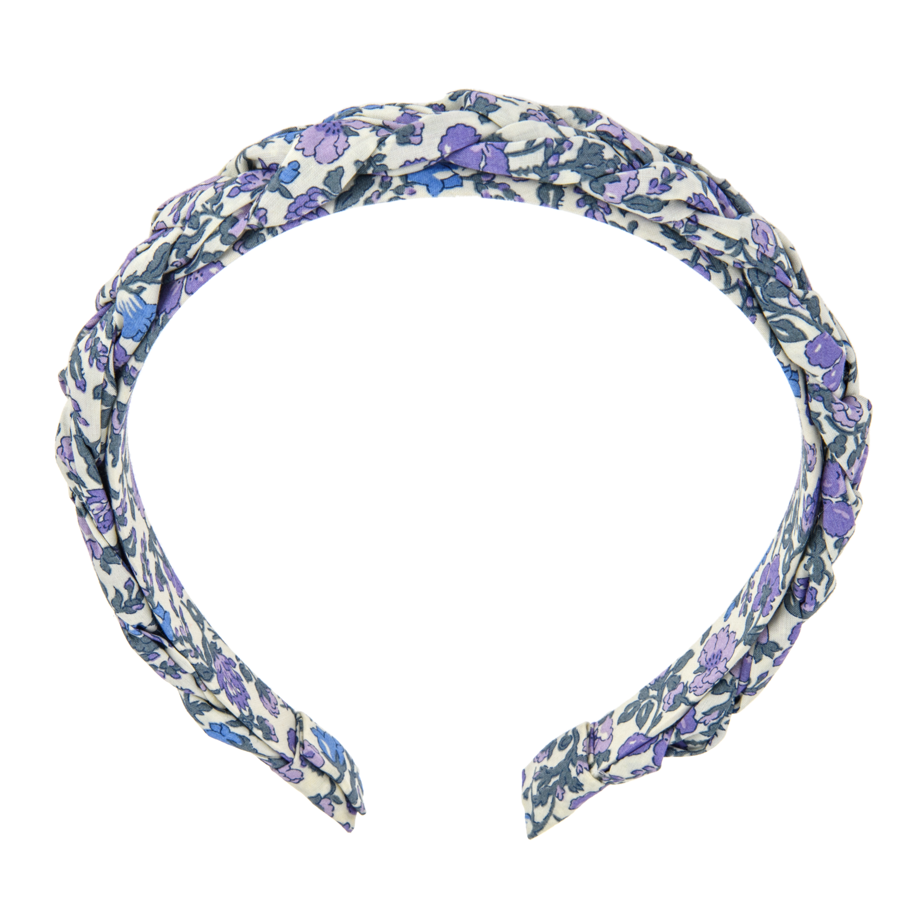 Image of Hairband braided mw Liberty Meadow lavender from Bon Dep Icons