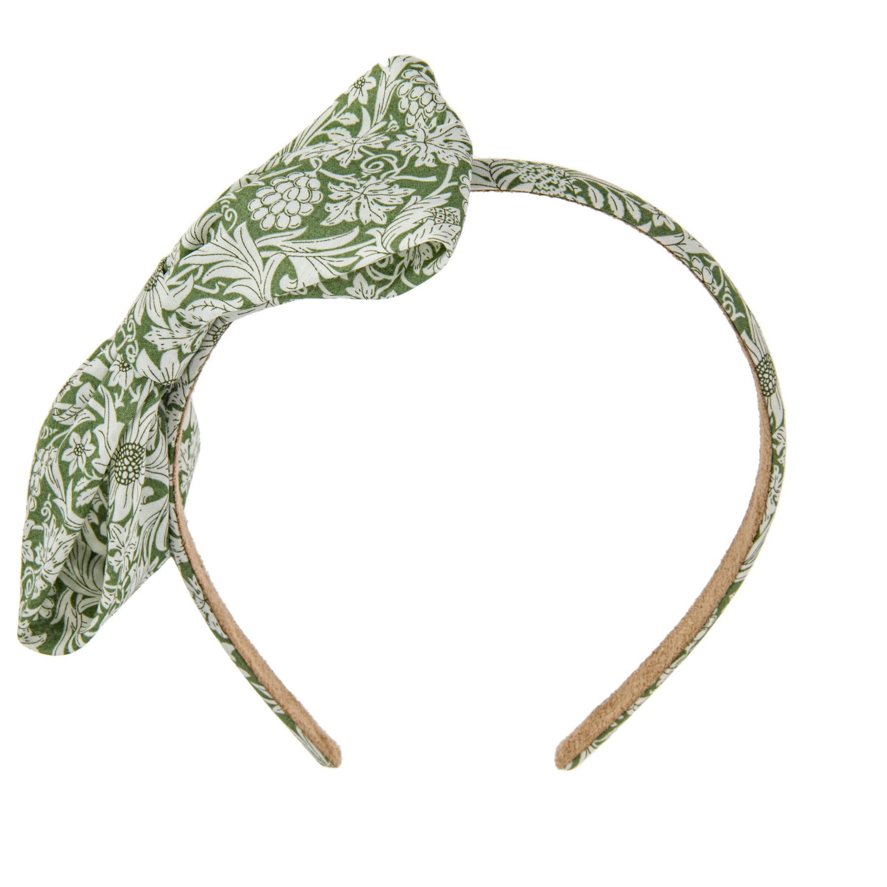 Image of Hairband with bow mw Liberty Mortimer green from Bon Dep Icons