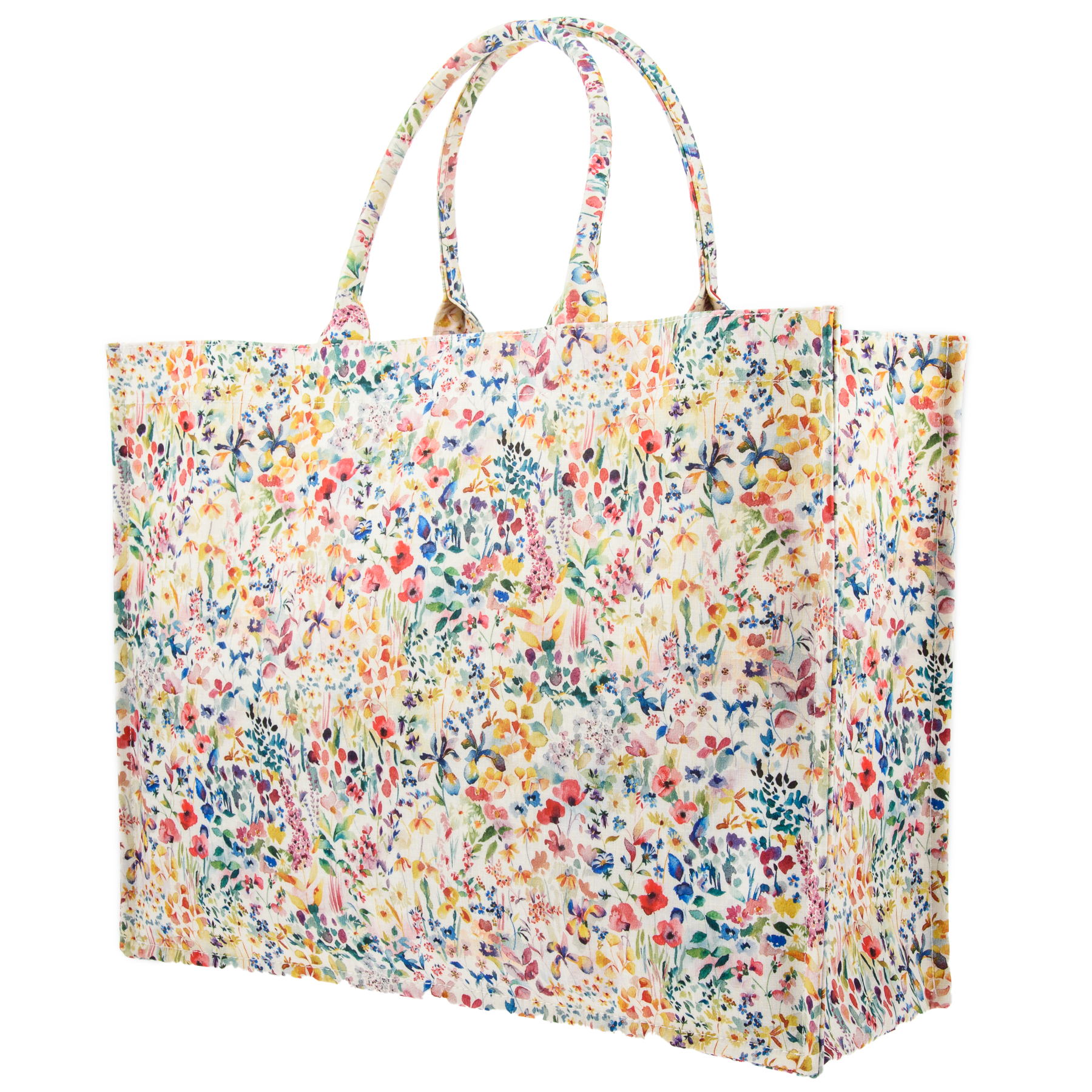 Image of Tote bag mw Liberty Felda multi Linen from Bon Dep Essentials