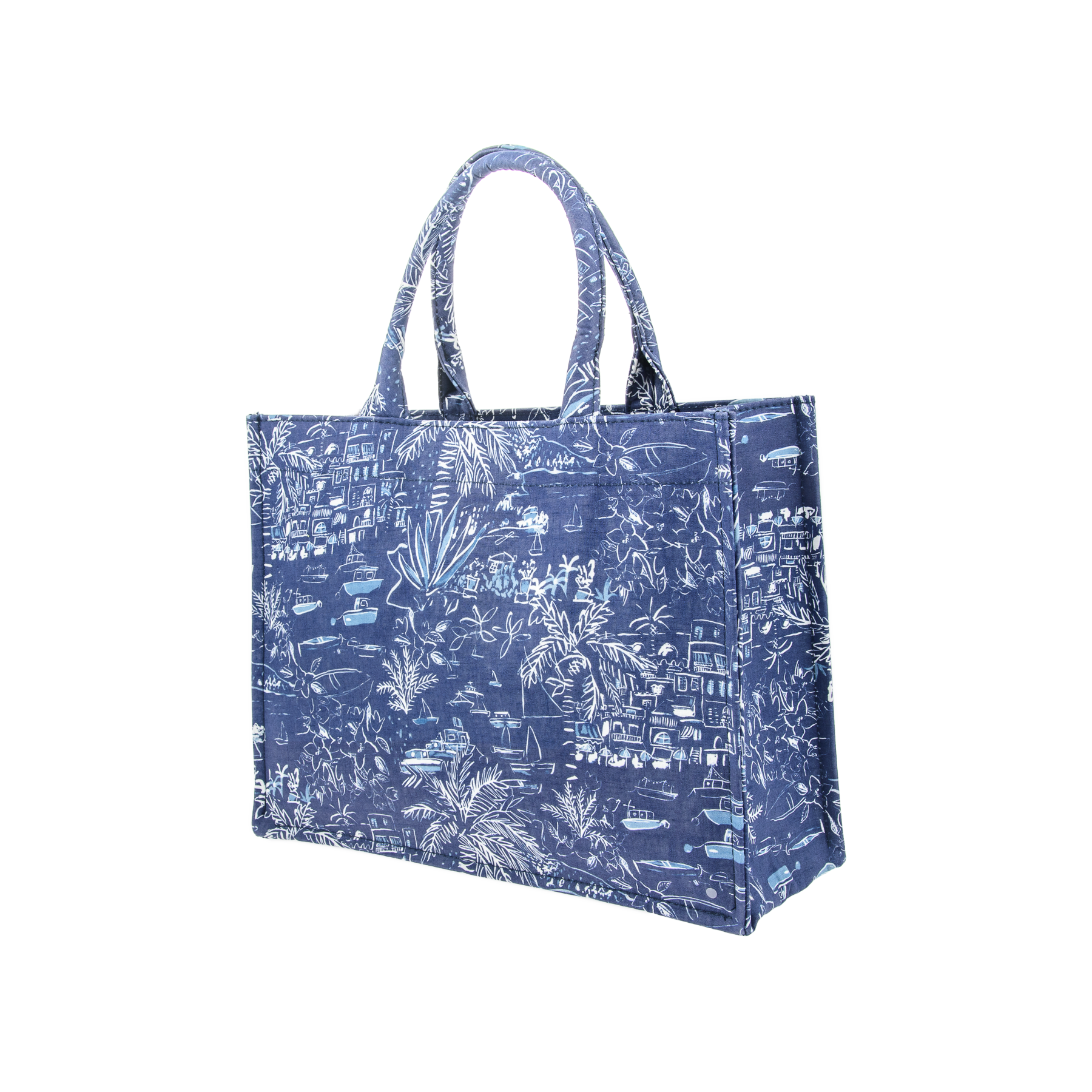 Image of Tote bag mini mw Liberty Port He from Bon Dep Essentials
