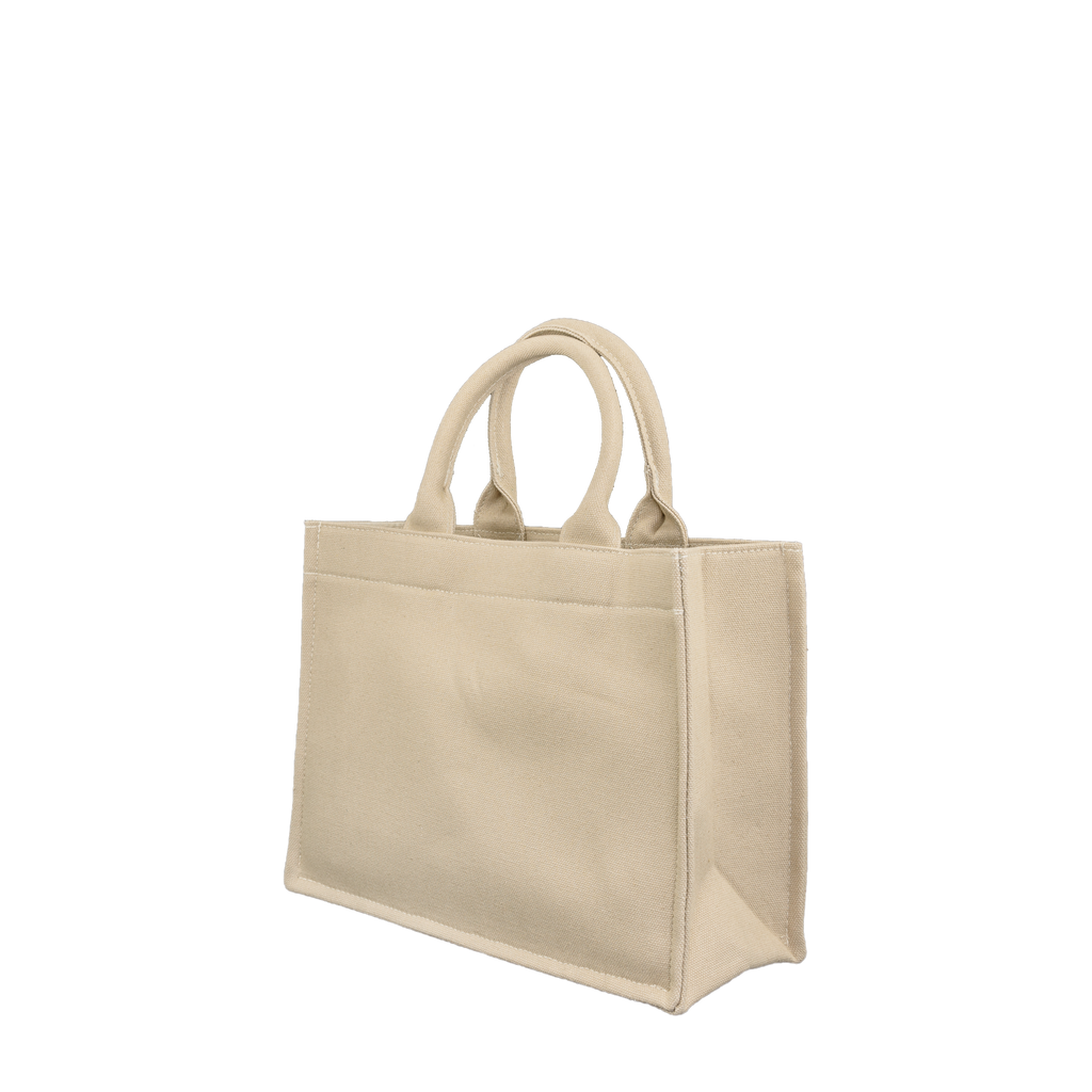 TOTE BAG MINI CANVAS BEIGE