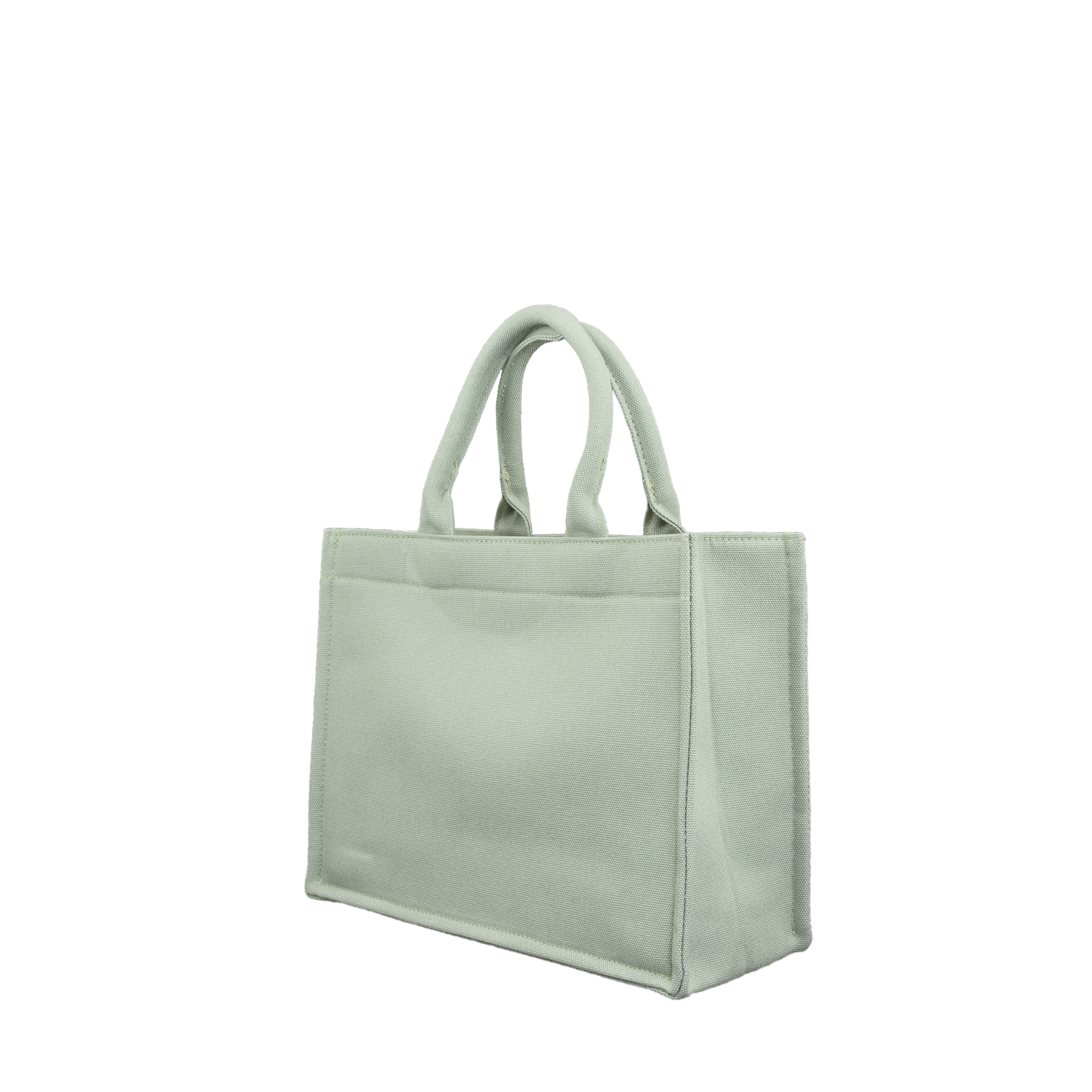 Image of Tote bag mini Canvas Faded green from Bon Dep Essentials