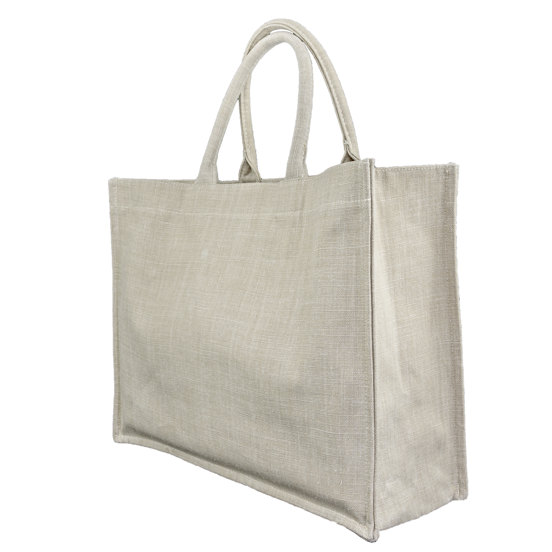Image of Tote bag Belgian linen Beige from Bon Dep Essentials