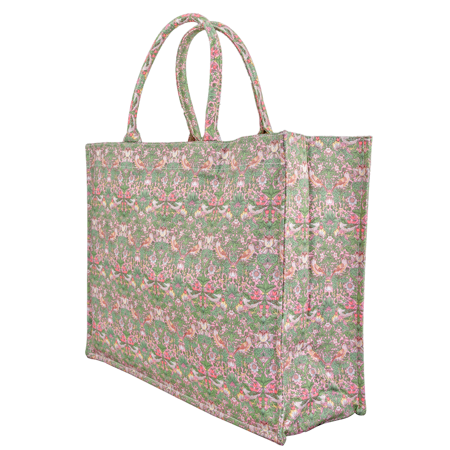 Image of Tote bag mw Liberty Strawberry Thief organic from Bon Dep Essentials