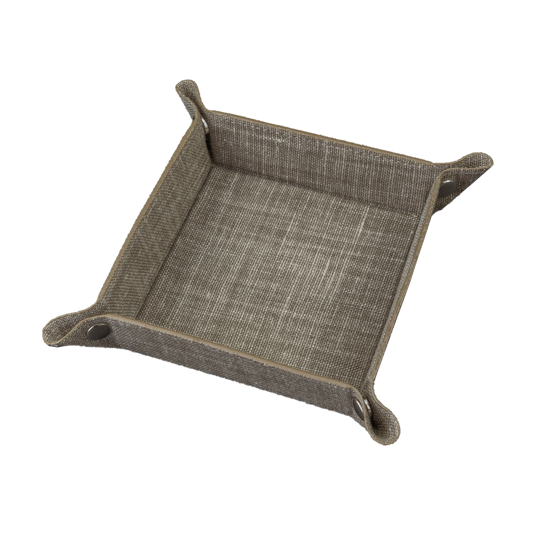 Image of Change tray Belgian linen Taupe from Bon Dep Essentials