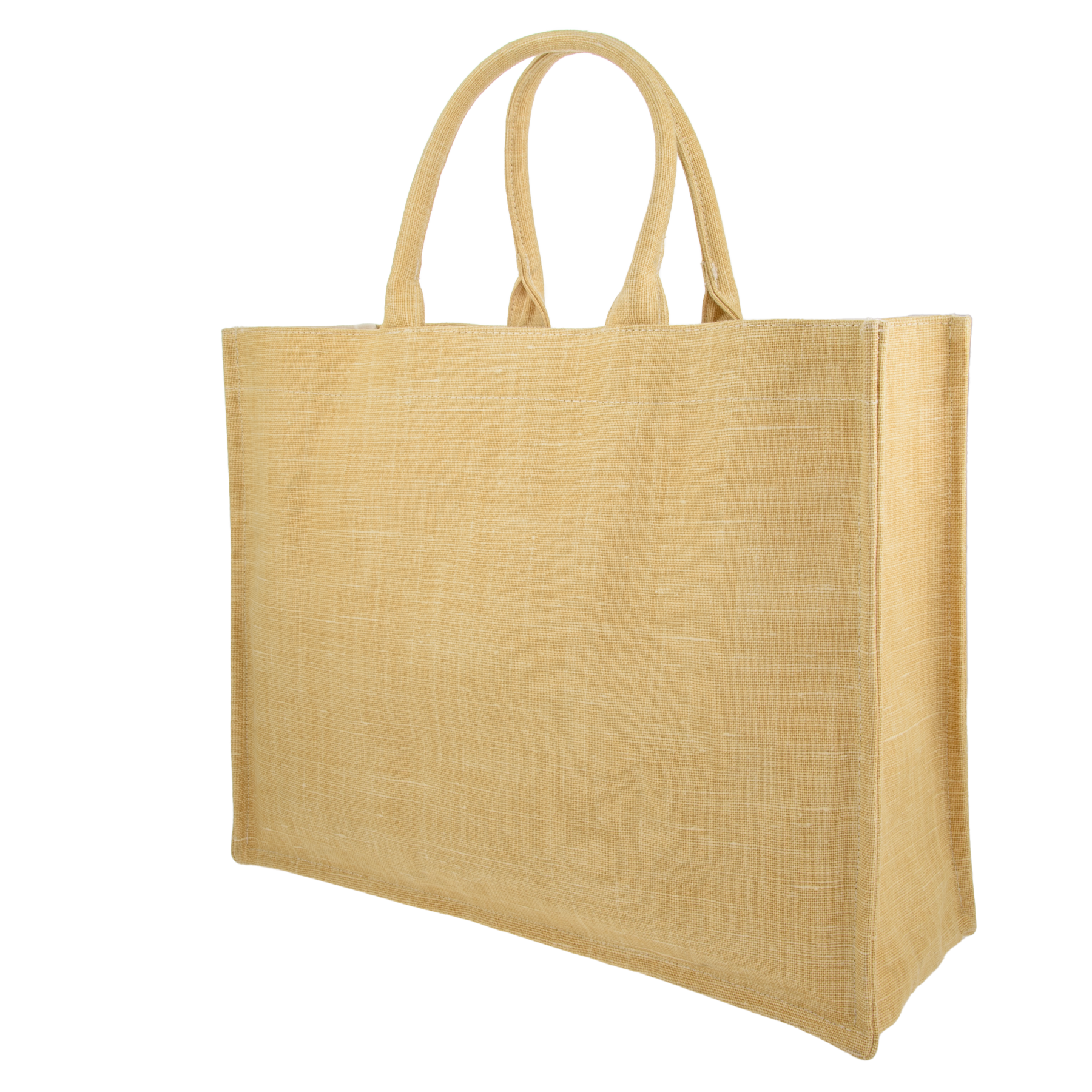 Image of Tote bag Belgian linen Yellow from Bon Dep Essentials