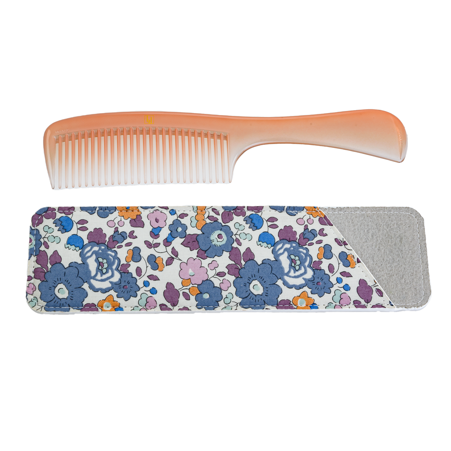 Image of Travel comb mw Liberty Betsy purple from Bon Dep Icons