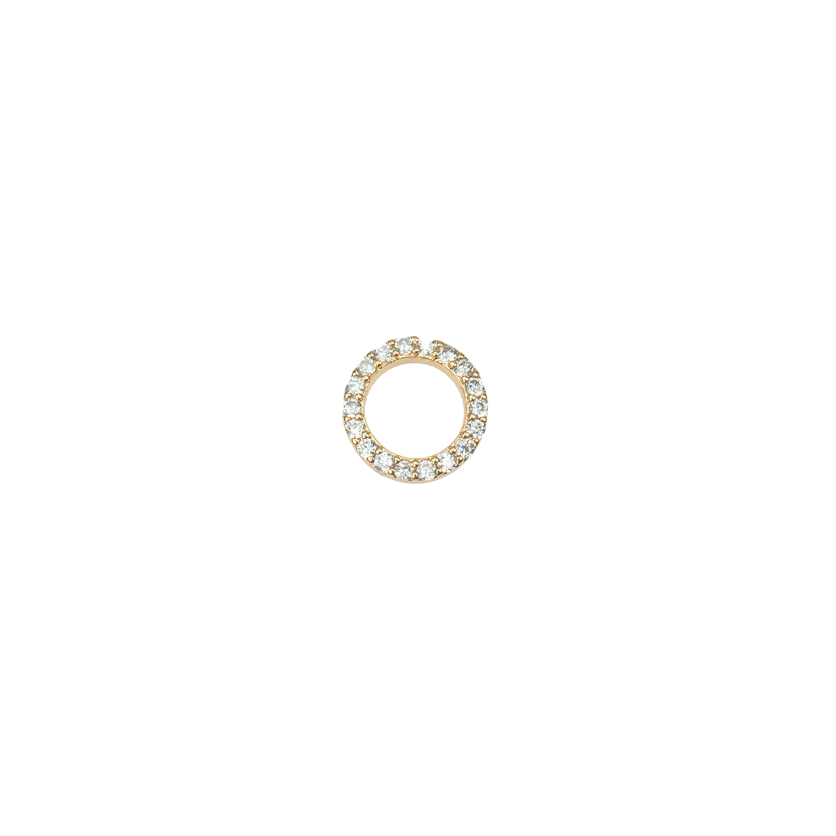 Image of Medium ring charm White from Emilia by Bon Dep
