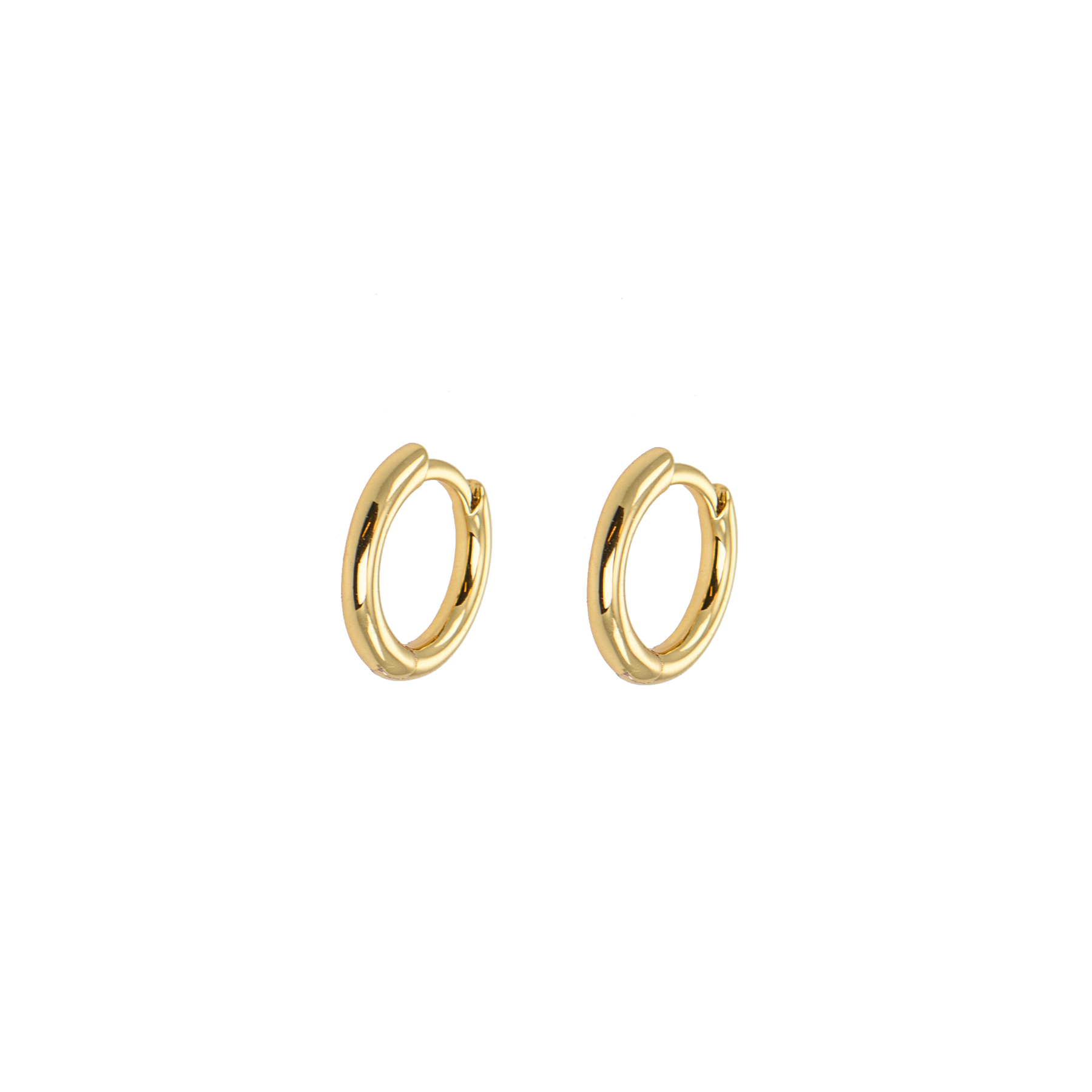 Image of X-small gold hoops from Emilia by Bon Dep