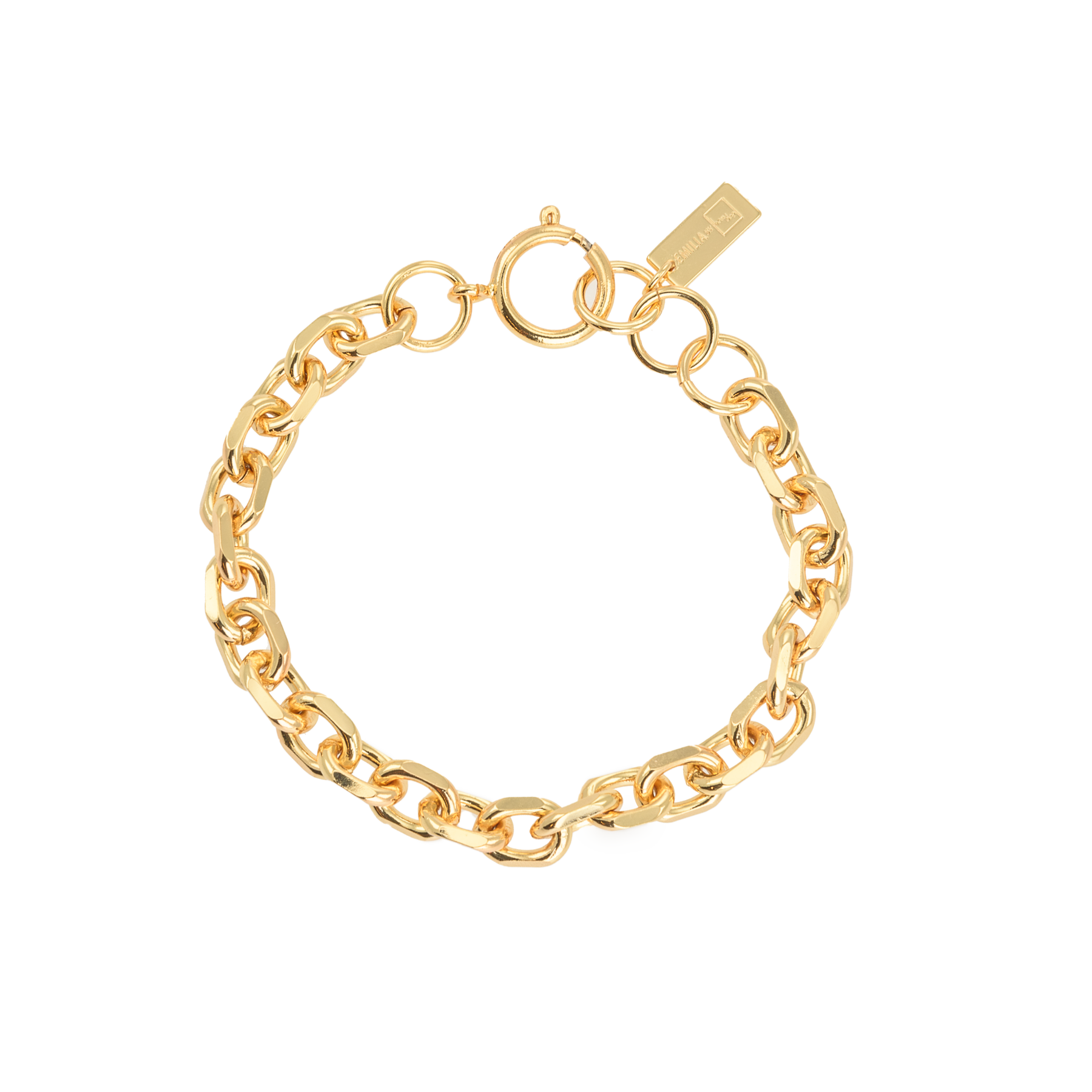 Image of Angeled chain bracelet 17 cm from Emilia by Bon Dep